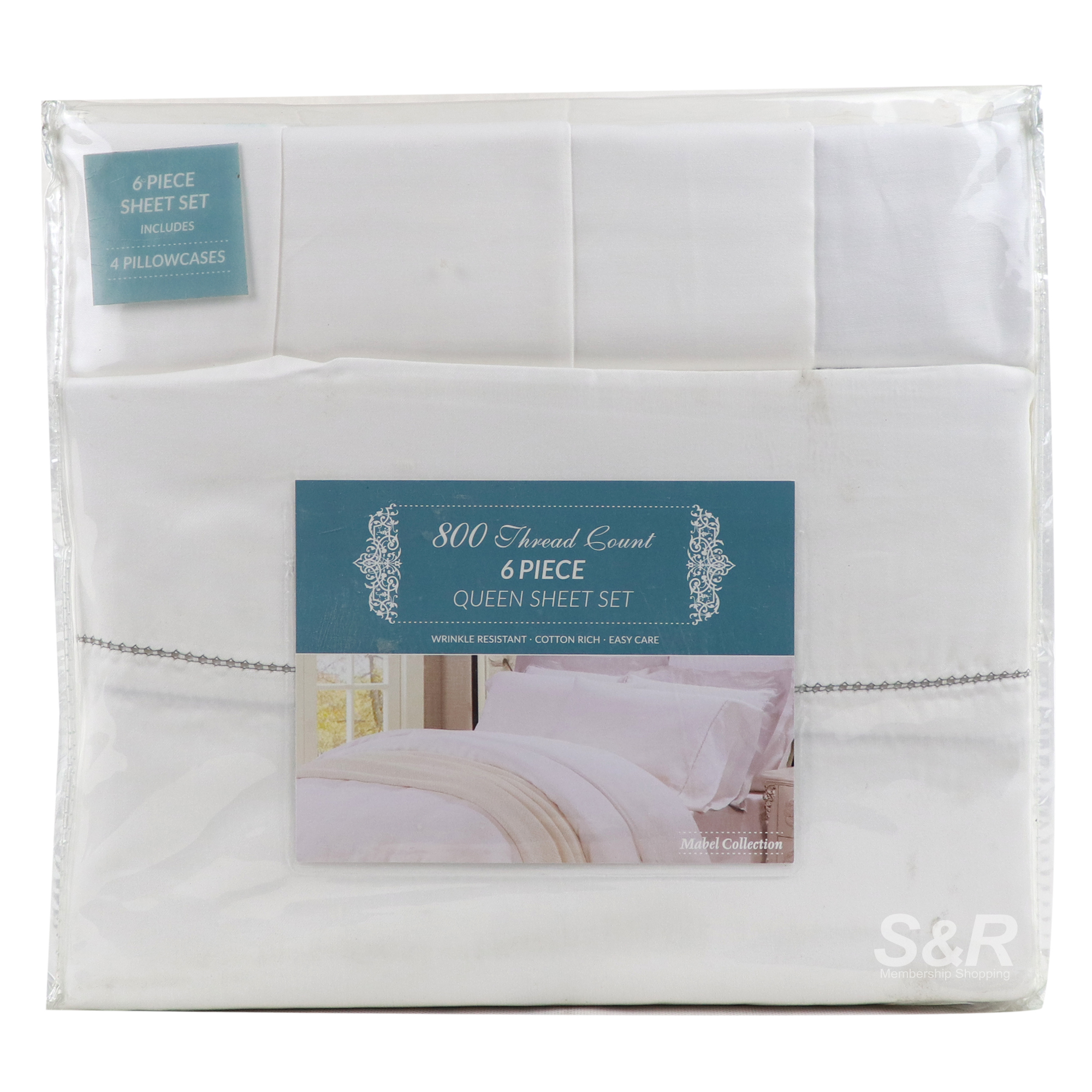 S&R 6-Piece Queen Sheet Standard Size 1 set S&R 6-Piece Queen Sheet Standard Size 1 set
